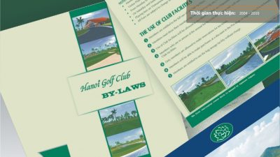 Bộ Sale Kits (Catalog, điều lệ và thể lệ, báo giá, score card, tagbag...) Hà Nội Golf Club