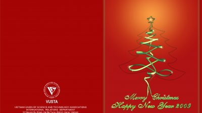 Mẫu thiệp năm mới - Liên hiệp các hội khoa học và kỹ thuật Việt Nam VUSTA