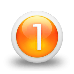 104928 3d glossy orange orb icon alphanumeric number 1 TƯ VẤN CHIẾN LƯỢC THƯƠNG HIỆU THEO GIỜ