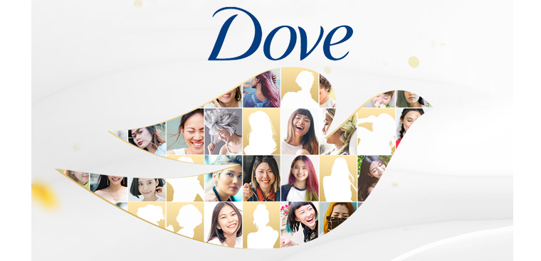 Hình mẫu thương hiệu Dove mang đến sự lạc quan, niềm hạnh phúc
