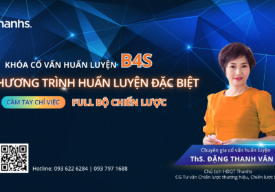 Khoá huấn luyện B4S – Chiến lược Thương hiệu Đột phá Kinh doanh là mô hình cố vấn huấn luyện chung cho nhóm nhỏ Doanh nghiệp có thể tạo nên kết quả kinh doanh vượt trội.