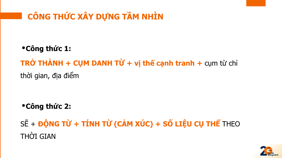 Sứ mệnh tầm nhìn thương hiệu 